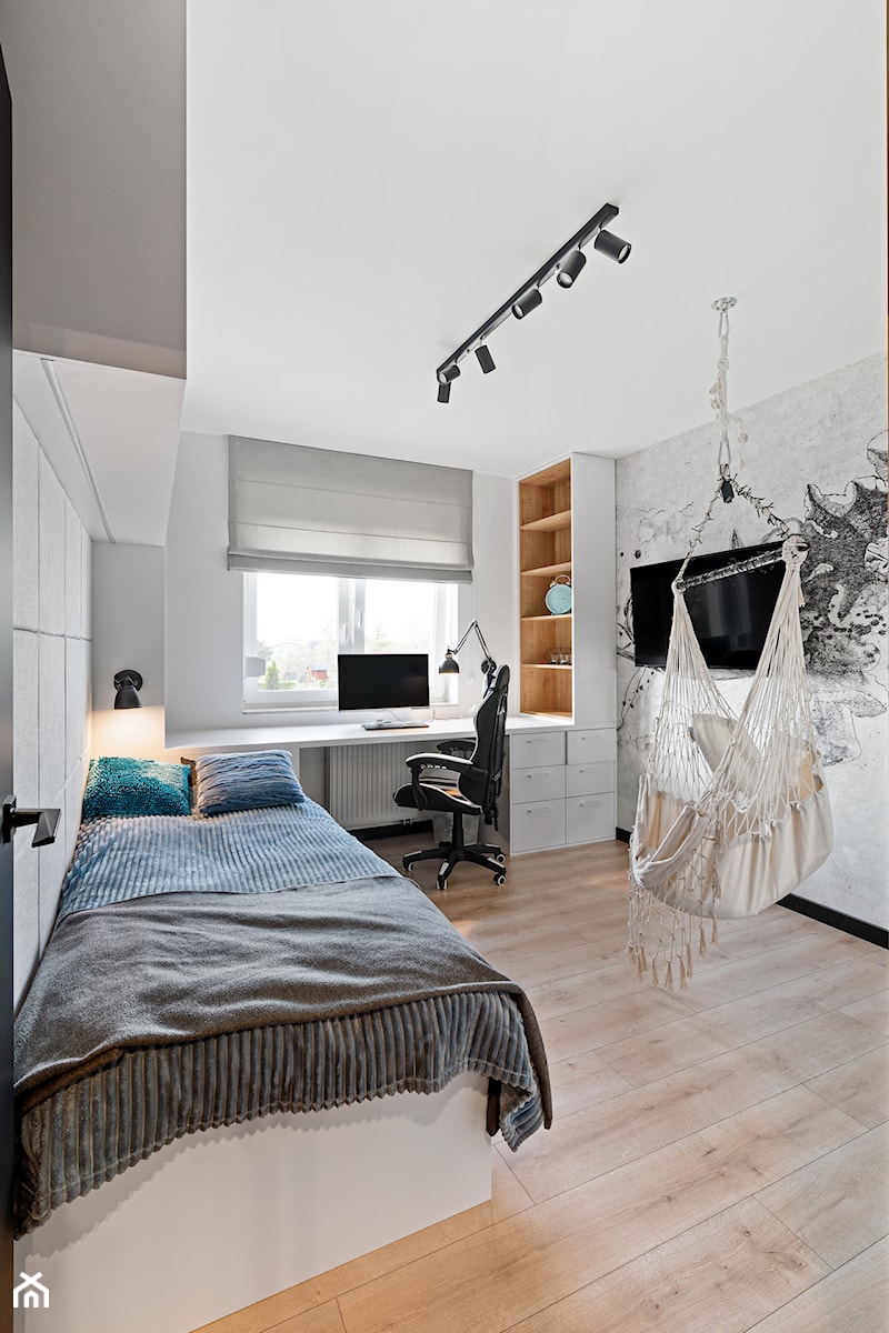 Realizacja loftowego mieszkania M01_2022 Bielawa - Pokój dziecka, styl industrialny - zdjęcie od Aretzky Design