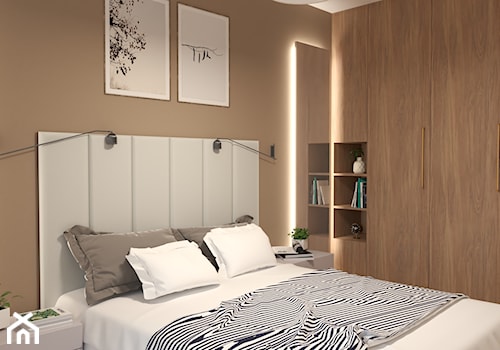 Mieszkanie dla pary - Sypialnia, styl nowoczesny - zdjęcie od Katarzyna Zawistowska Interior Design