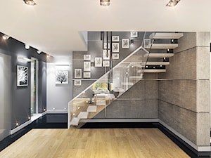 Dom 150m2 /WWA - Schody, styl minimalistyczny - zdjęcie od City Cube architektura wnętrz