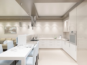 Dom 120m2 /KRK - Kuchnia, styl glamour - zdjęcie od City Cube architektura wnętrz