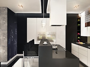 Dom 150m2 /WWA - Kuchnia, styl nowoczesny - zdjęcie od City Cube architektura wnętrz