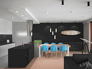 Apartament w Nordic Haven, Bydgoszcz - Salon, styl minimalistyczny - zdjęcie od meinDESIGN