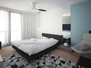 Apartament w Nordic Haven, Bydgoszcz - Sypialnia, styl minimalistyczny - zdjęcie od meinDESIGN