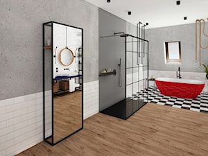 Łazienka w stylu loft - Łazienka, styl industrialny - zdjęcie od meinDESIGN