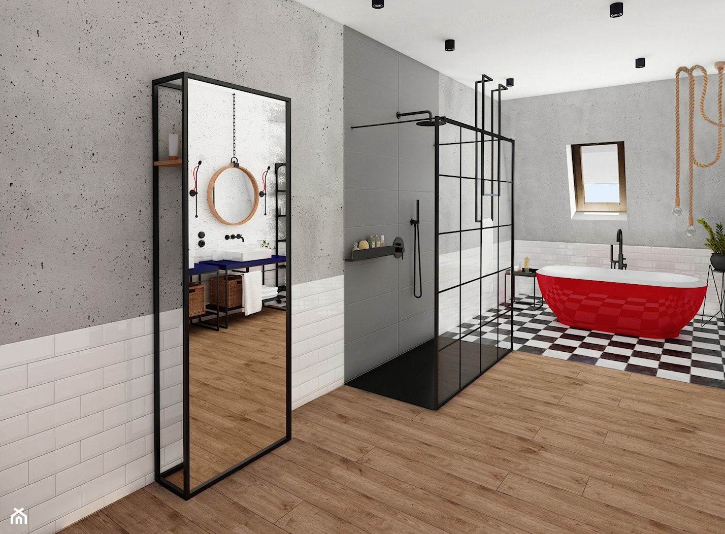 Łazienka w stylu loft - Łazienka, styl industrialny - zdjęcie od meinDESIGN - Homebook