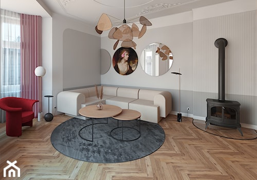 Modern classic w kamienicy - Salon, styl minimalistyczny - zdjęcie od meinDESIGN