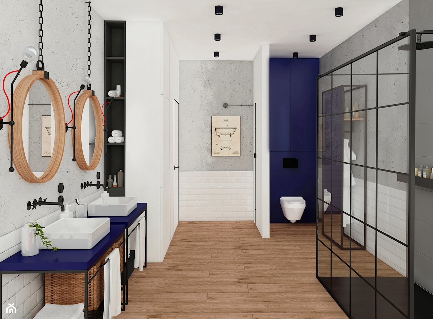 Łazienka w stylu loft - Łazienka, styl industrialny - zdjęcie od meinDESIGN - Homebook