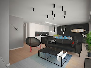 Apartament w Nordic Haven, Bydgoszcz - Salon, styl minimalistyczny - zdjęcie od meinDESIGN