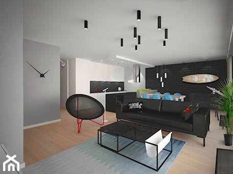 Aranżacje wnętrz - Salon: Apartament w Nordic Haven, Bydgoszcz - Salon, styl minimalistyczny - meinDESIGN. Przeglądaj, dodawaj i zapisuj najlepsze zdjęcia, pomysły i inspiracje designerskie. W bazie mamy już prawie milion fotografii!