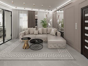 Salon Modern Glamour - Salon, styl glamour - zdjęcie od meinDESIGN