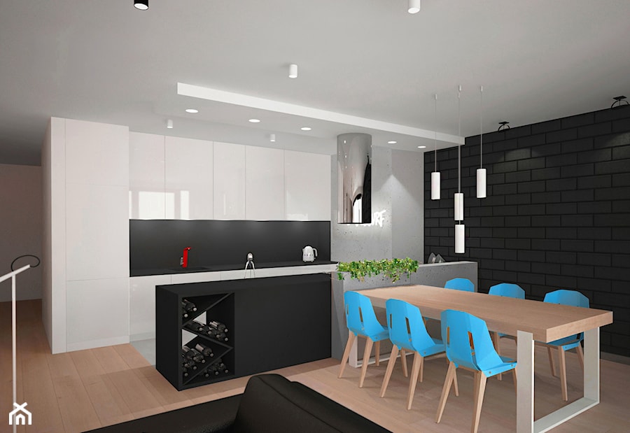 Apartament w Nordic Haven, Bydgoszcz - Salon, styl minimalistyczny - zdjęcie od meinDESIGN