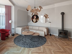 Salon, styl minimalistyczny - zdjęcie od meinDESIGN