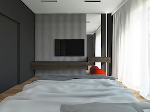 Minimalistyczna sypialnia - Sypialnia, styl minimalistyczny - zdjęcie od meinDESIGN