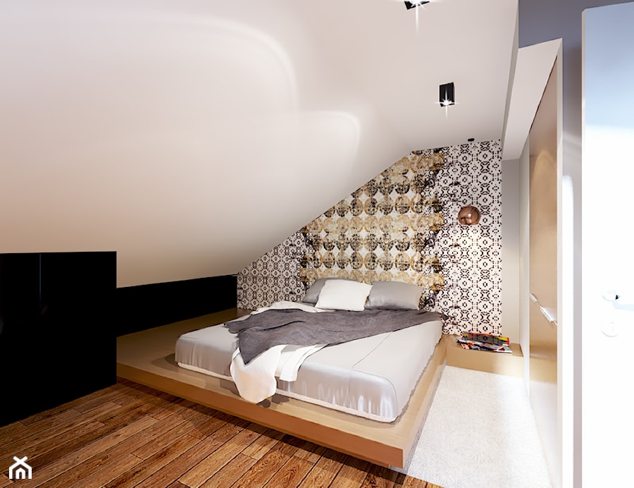 GDAŃSK - WATERLANE - Sypialnia, styl nowoczesny - zdjęcie od Luk Studio Pracownia Projektowa