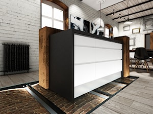 APARTAMENT SOPOT - Kuchnia, styl industrialny - zdjęcie od Luk Studio Pracownia Projektowa