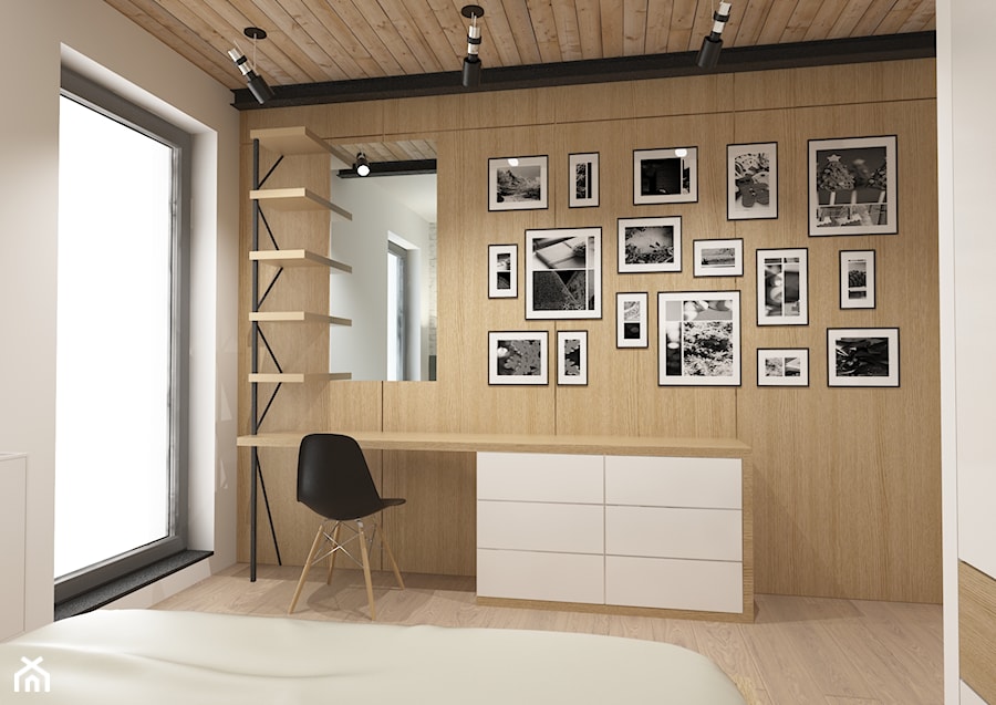 MIESZKANIE BROWAR GDAŃSKI - Sypialnia, styl industrialny - zdjęcie od Luk Studio Pracownia Projektowa