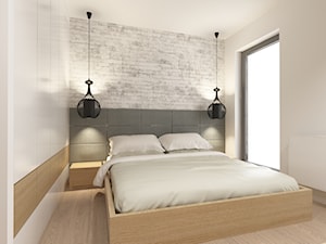MIESZKANIE BROWAR GDAŃSKI - Sypialnia, styl minimalistyczny - zdjęcie od Luk Studio Pracownia Projektowa