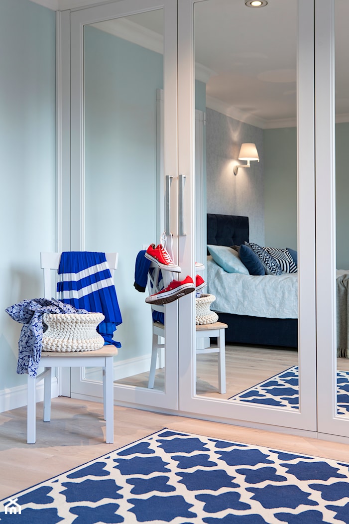Sypialnia w odcieniach błękitu - zdjęcie od Kwadraton - Homebook