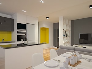 Mieszkanie w Aleksandrowie - Kuchnia, styl nowoczesny - zdjęcie od blok studio