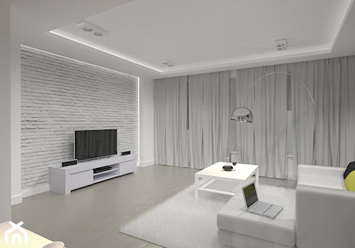 Mieszkanie w Zgierzu 3 - Salon, styl minimalistyczny - zdjęcie od blok studio