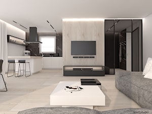 dom Trzaskowo - Salon, styl minimalistyczny - zdjęcie od ESEF.STUDIO