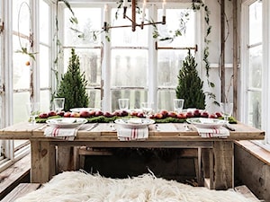 ogród we wnętrzu - Mała jadalnia jako osobne pomieszczenie, styl skandynawski - zdjęcie od Martyna