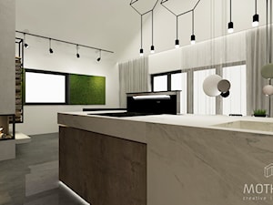 Salon z aneksem kuchennym - zdjęcie od MOTHI.form