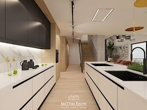 MOTHI.FORM ⋅ DOM NAD ZALEWEM ⋅ MYŚLENICE - Kuchnia, styl nowoczesny - zdjęcie od MOTHI.form