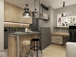 Salon z kuchnią - zdjęcie od MOTHI.form