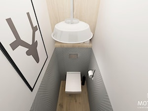 MOTHI.form ⋅ DOM w Rzeszowie ⋅ Toaleta na piętrze - zdjęcie od MOTHI.form