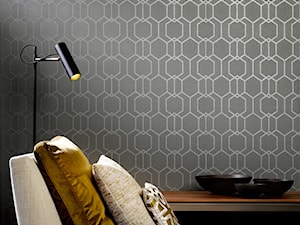 Geometria w tapetach ściennych - Salon - zdjęcie od WallDecor