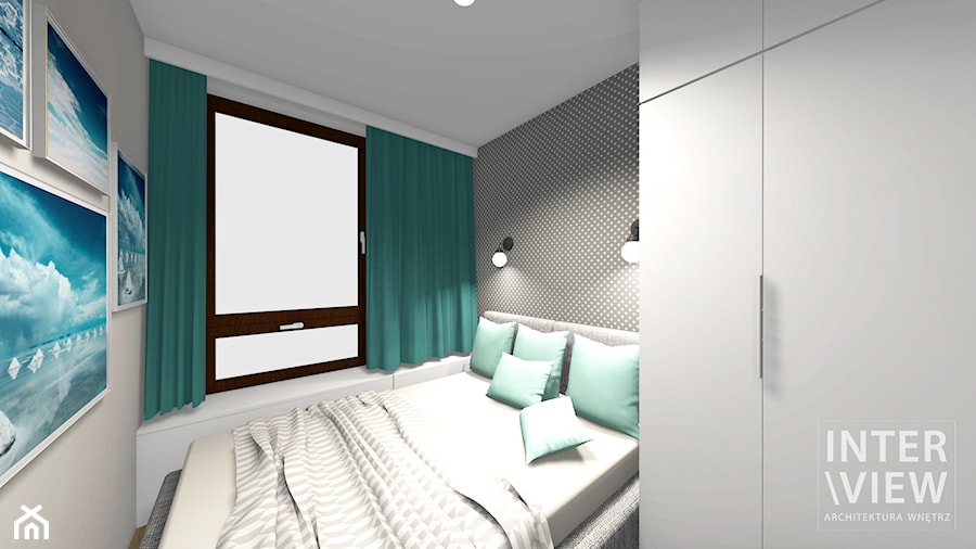 Mini sypialnia - zdjęcie od INTER VIEW Architektura Wnętrz