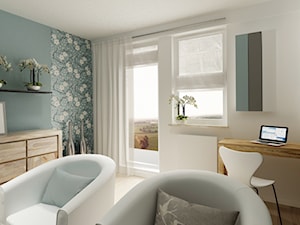 Wielki Błękit ponad horyzontem - Salon, styl minimalistyczny - zdjęcie od 3Deko Wnętrza
