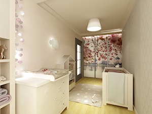 Pokój Tosi - Średni beżowy pokój dziecka dla niemowlaka dla dziewczynki, styl nowoczesny - zdjęcie od 3Deko Wnętrza