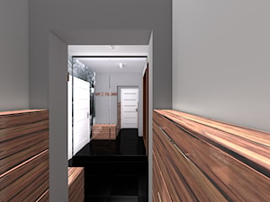 Dom Przasnysz-wnętrze - Hol / przedpokój, styl minimalistyczny - zdjęcie od LAURA DESIGN