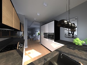 Dom Przasnysz-wnętrze - Kuchnia, styl minimalistyczny - zdjęcie od LAURA DESIGN