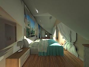 Dom Przasnysz-wnętrze - Sypialnia, styl prowansalski - zdjęcie od LAURA DESIGN