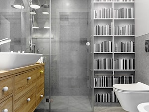 family spot - Mała łazienka, styl nowoczesny - zdjęcie od SAJE ARCHITEKCI Joanna Morkowska-Saj