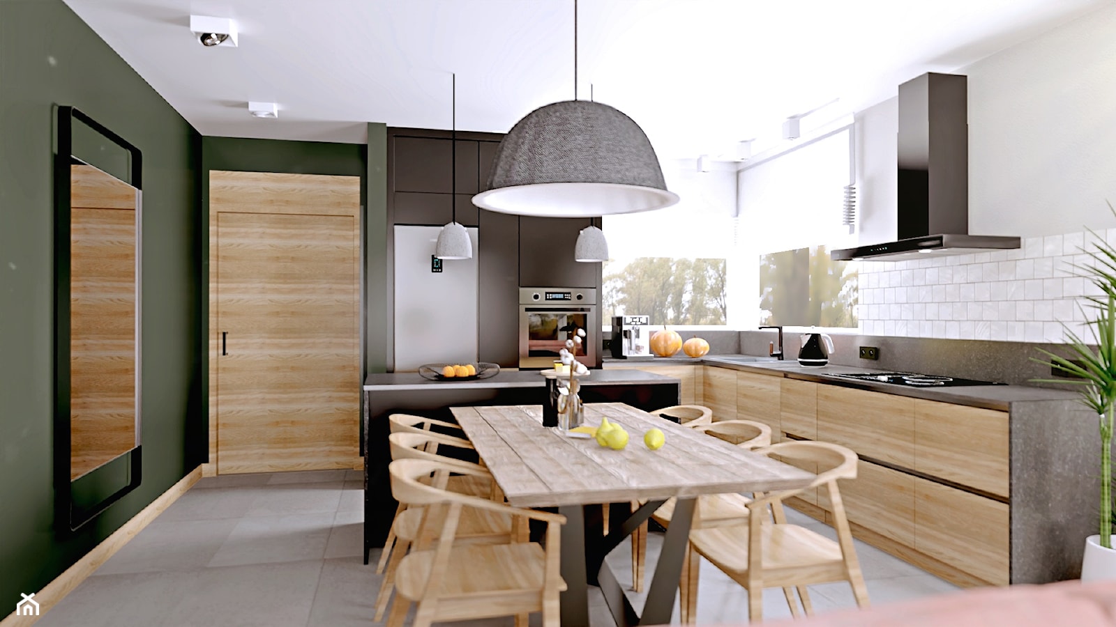 salon połączony z kuchnią - Kuchnia, styl nowoczesny - zdjęcie od Koko Design Urszula Kareta-Powys - Homebook