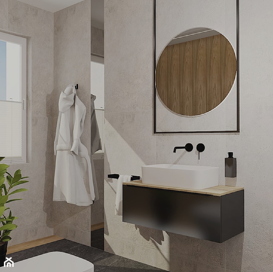 męska łazienka - zdjęcie od Koko Design Urszula Kareta-Powys