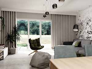 salon w domu na krótkoterminowy wynajem - Salon, styl nowoczesny - zdjęcie od Koko Design Urszula Kareta-Powys