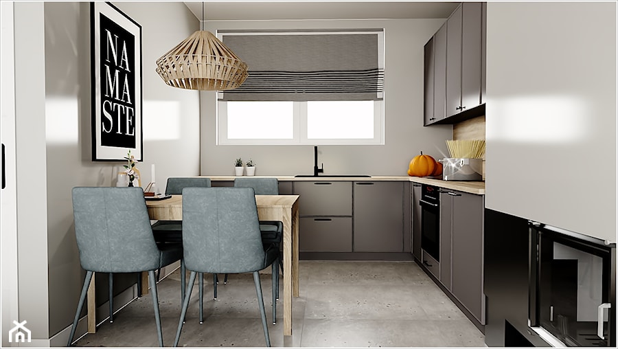 salon w domu na krótkoterminowy wynajem - Kuchnia, styl nowoczesny - zdjęcie od Koko Design Urszula Kareta-Powys