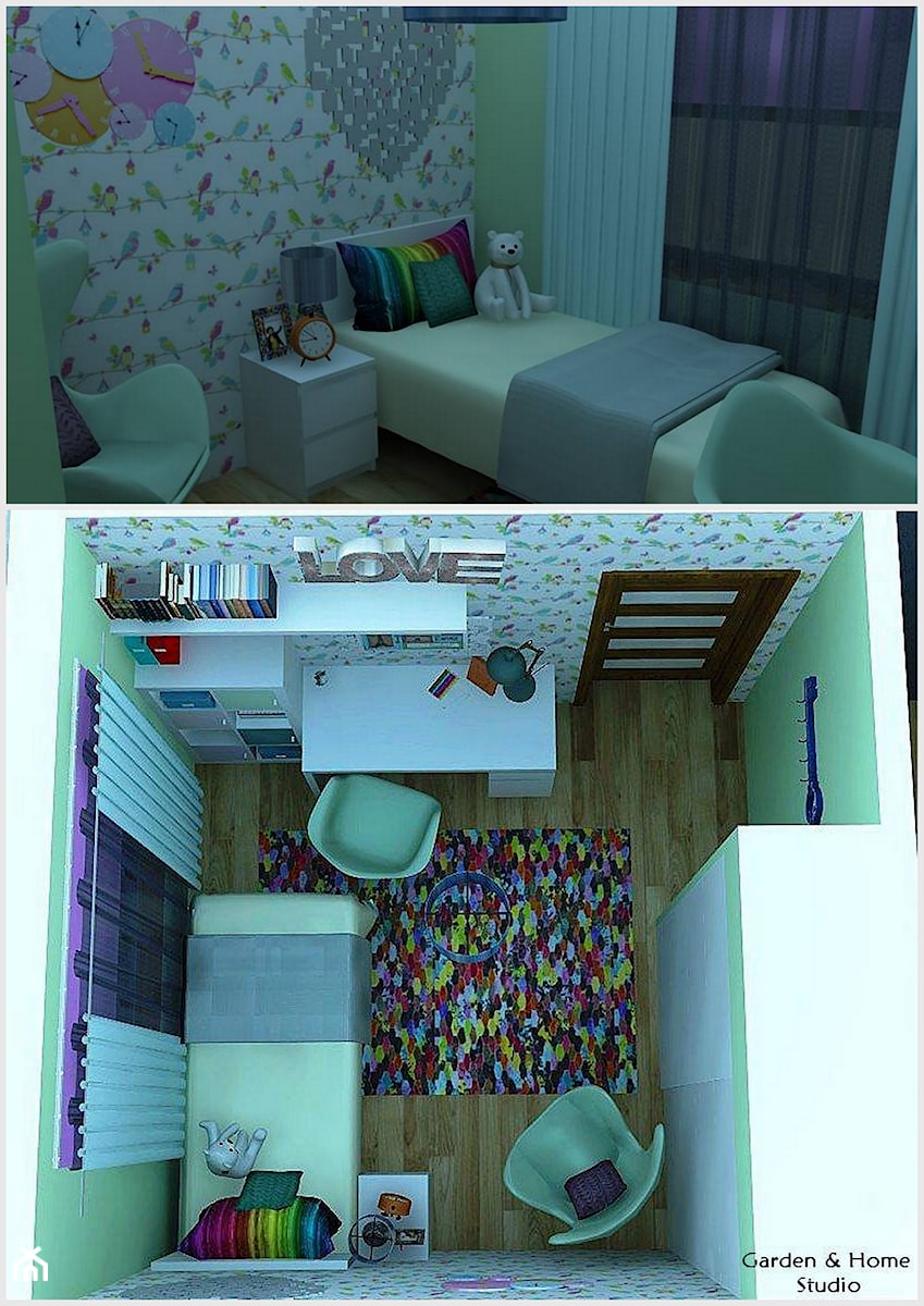 Dziewczęca sypialnia - Pokój dziecka, styl nowoczesny - zdjęcie od Garden & Home Studio Szymon Wąchała