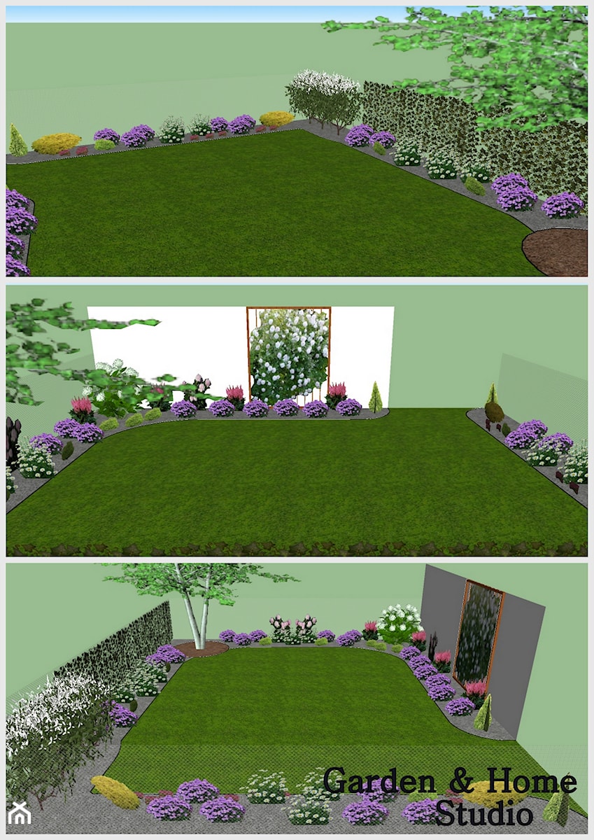 Ogród Łącko-Projekt - Ogród - zdjęcie od Garden & Home Studio Szymon Wąchała