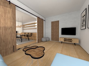 dom - Salon, styl nowoczesny - zdjęcie od ArchiKoncept Biuro projektów i aranżacji wnętrz