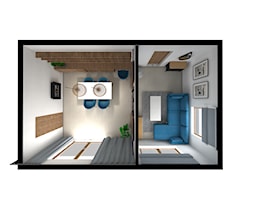 dom - Salon, styl skandynawski - zdjęcie od ArchiKoncept Biuro projektów i aranżacji wnętrz - Homebook