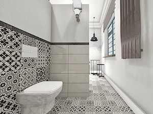 łazienka B&W - zdjęcie od ArchiKoncept Biuro projektów i aranżacji wnętrz