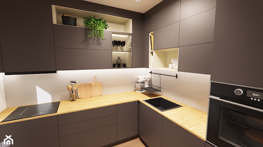 dom - Kuchnia, styl nowoczesny - zdjęcie od ArchiKoncept Biuro projektów i aranżacji wnętrz