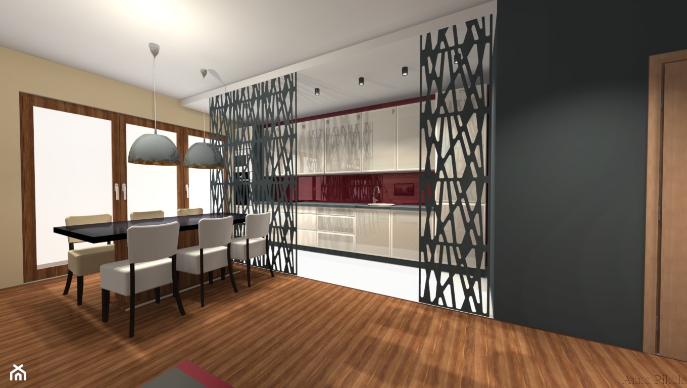 Salon z aneksem kuchennym. - zdjęcie od ArchiKoncept Biuro projektów i aranżacji wnętrz - Homebook