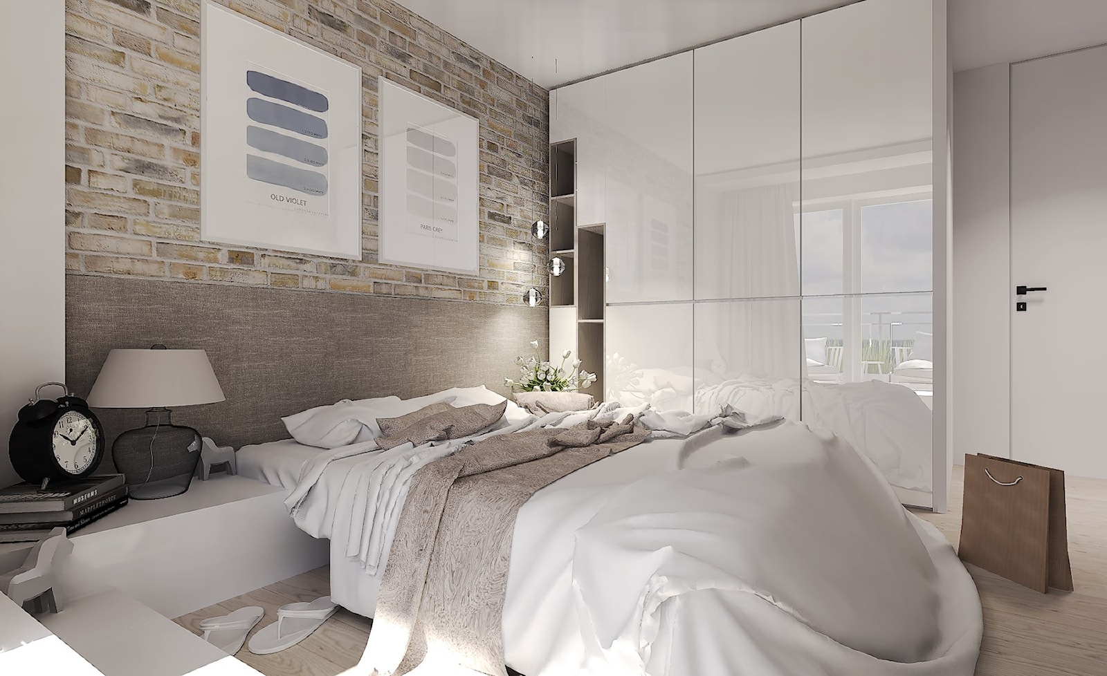 Średnia sypialnia, styl nowoczesny - zdjęcie od Agata Hann Architektura Wnętrz - Homebook